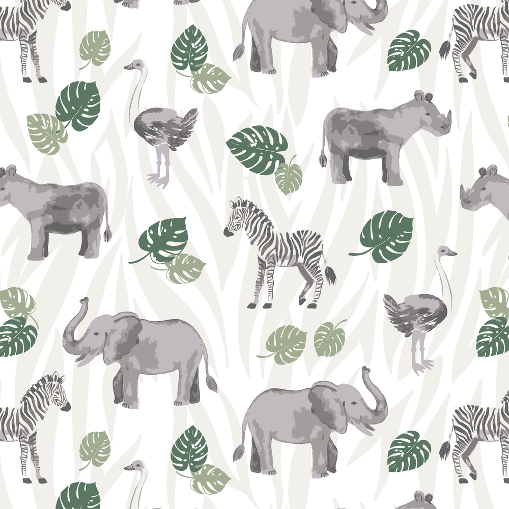 Bebe Au Lait Muslin Bedtime Sleeper - Jungle (2 Sizes)