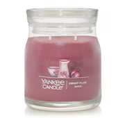 Yankee Candle Signature Medium Jar Candle, 2-wicks (13oz) - Sweet Plum Sake