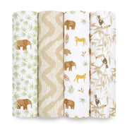 Aden Anais Essentials Muslin Cotton Swaddle (44 x 44 in), 4pk (32 Designs)