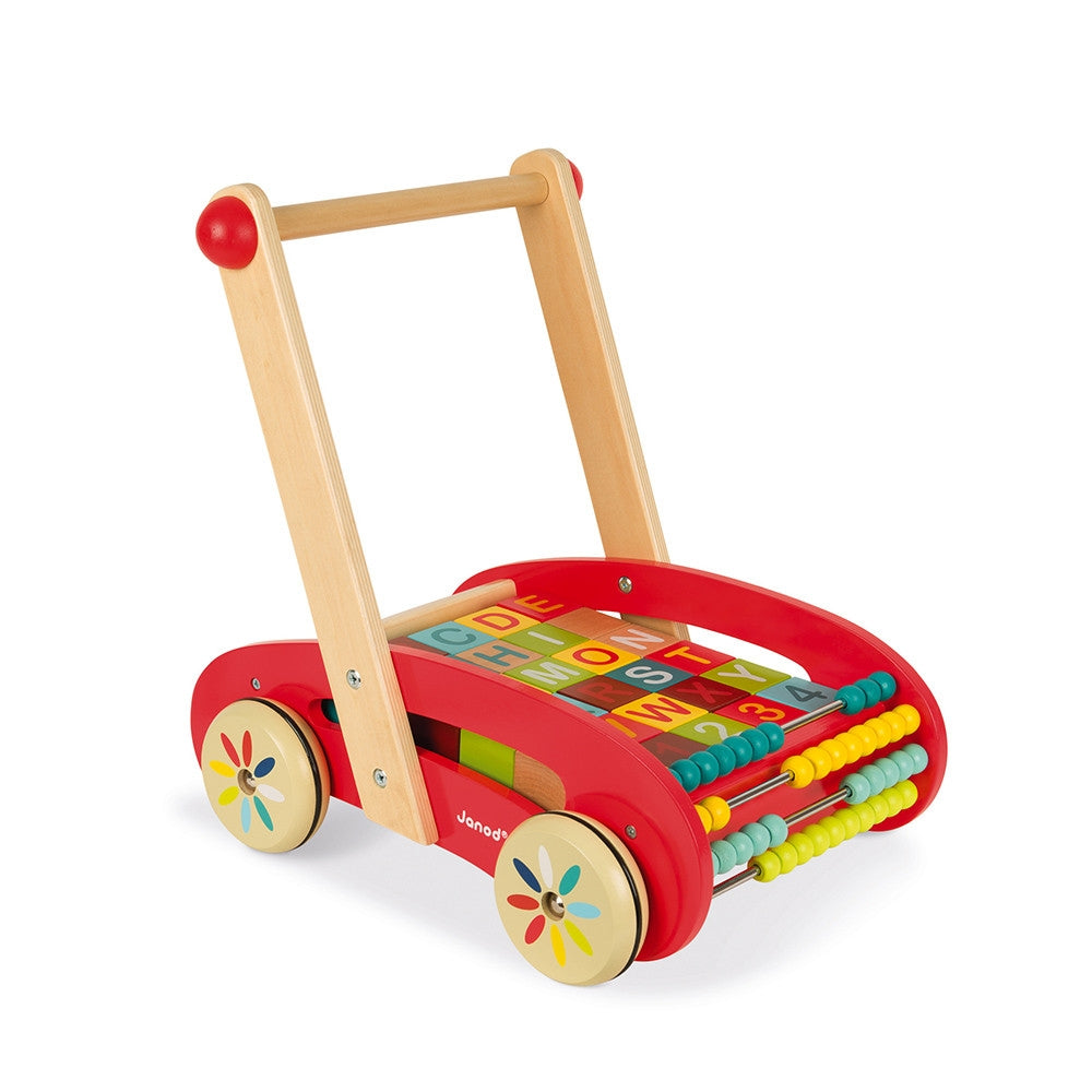 Janod ABC Buggy Tatoo Cart - Pupsik Singapore