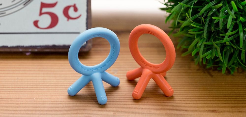 Comotomo Silicone Baby Teether - Blue