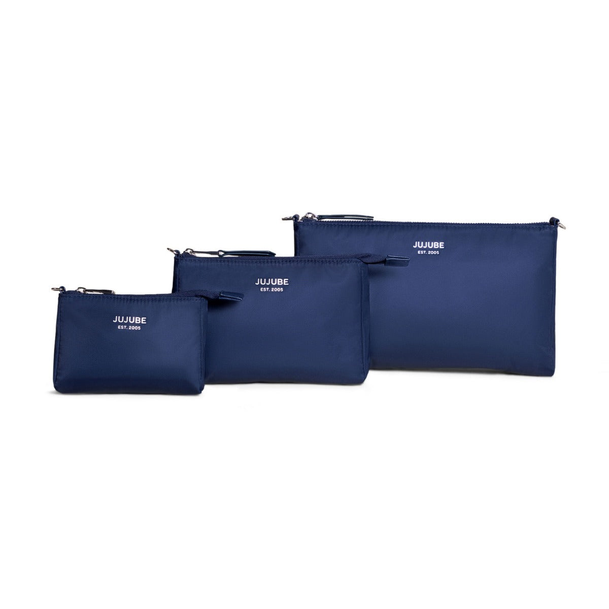 Jujube The Signature Collection 3-Piece Pouch Set - Navy
