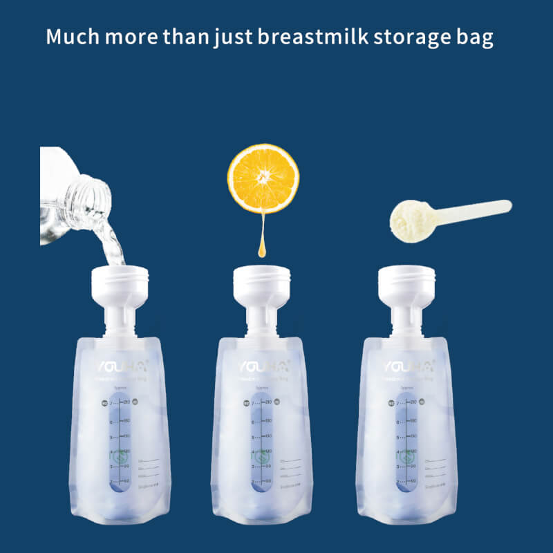 Youha The One Breast Milk Storage Bags, 210ml (40pcs)