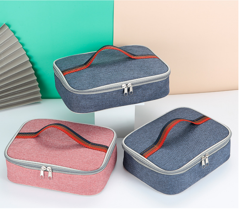 Biomom Insulated On-The-Go Lunch Bag - Blue