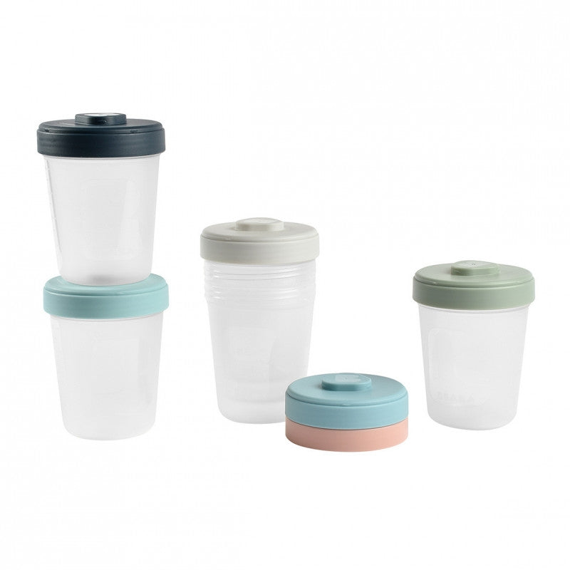 Beaba Clips Portions Toddler Food Storage Set (6pc)