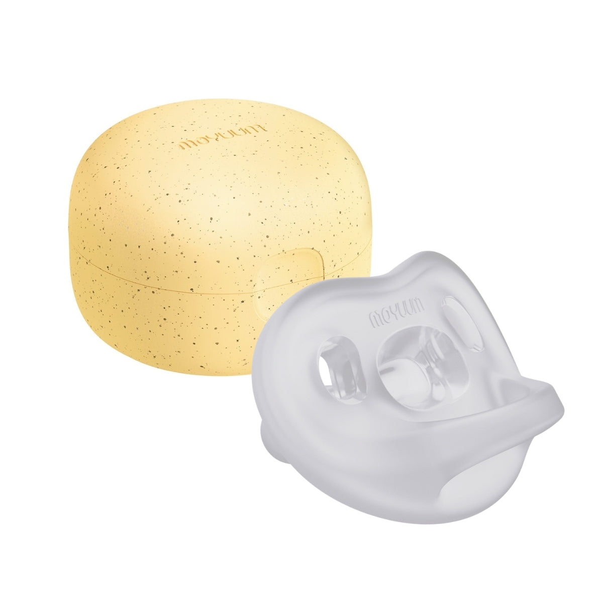Moyuum All-Silicone Macaron Pacifier with Case, 3 Sizes (10 Colors)