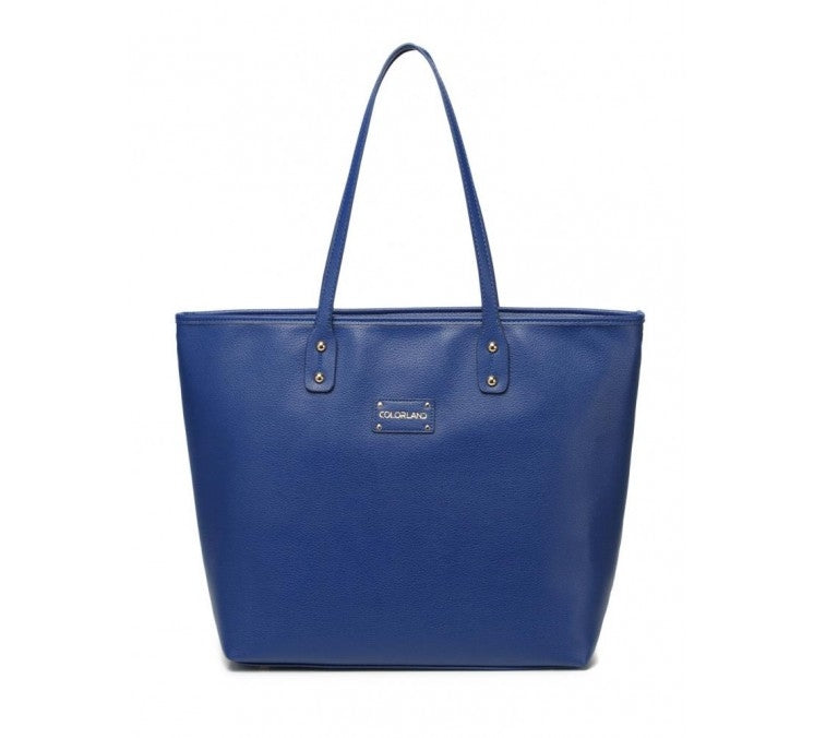 Colorland Ariana Faux Leather Diaper Tote (3 Colours) - Pupsik Singapore