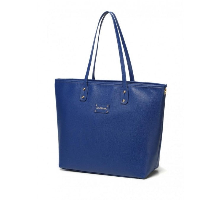 Colorland Ariana Faux Leather Diaper Tote (3 Colours) - Pupsik Singapore