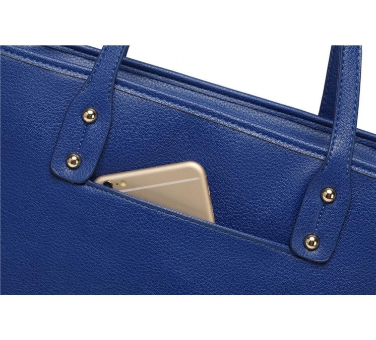 Colorland Ariana Faux Leather Diaper Tote (3 Colours) - Pupsik Singapore