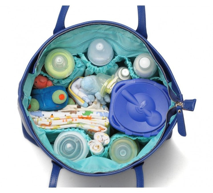 Colorland Ariana Faux Leather Diaper Tote (3 Colours) - Pupsik Singapore