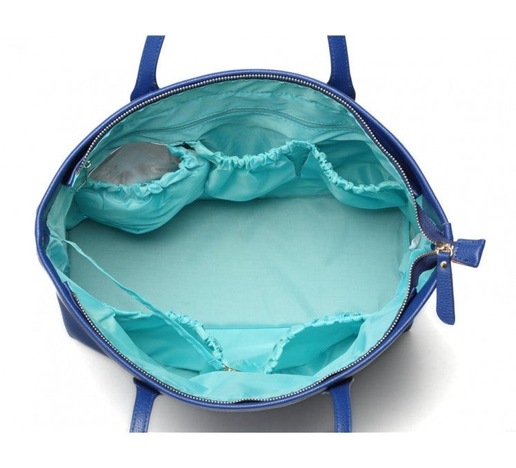 Colorland Ariana Faux Leather Diaper Tote (3 Colours) - Pupsik Singapore