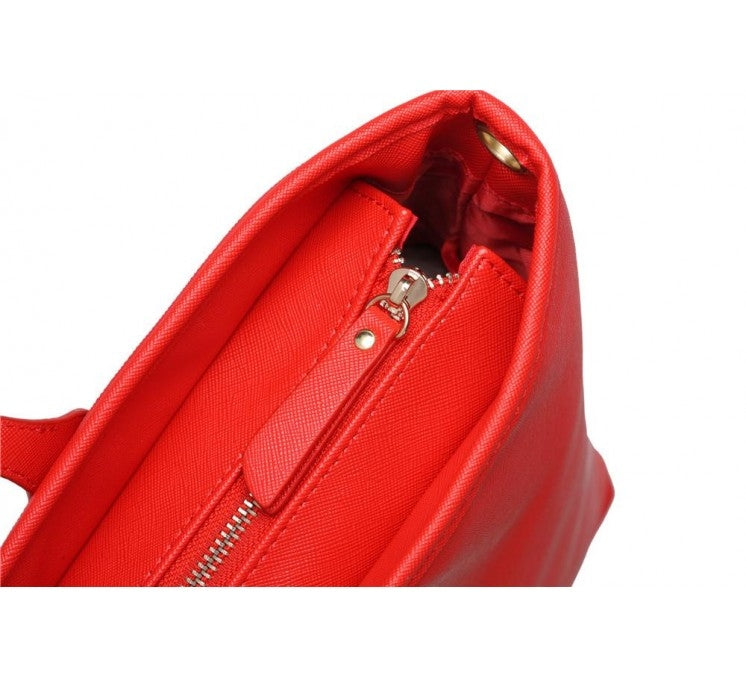 Colorland Ariana Faux Leather Diaper Tote (3 Colours) - Pupsik Singapore