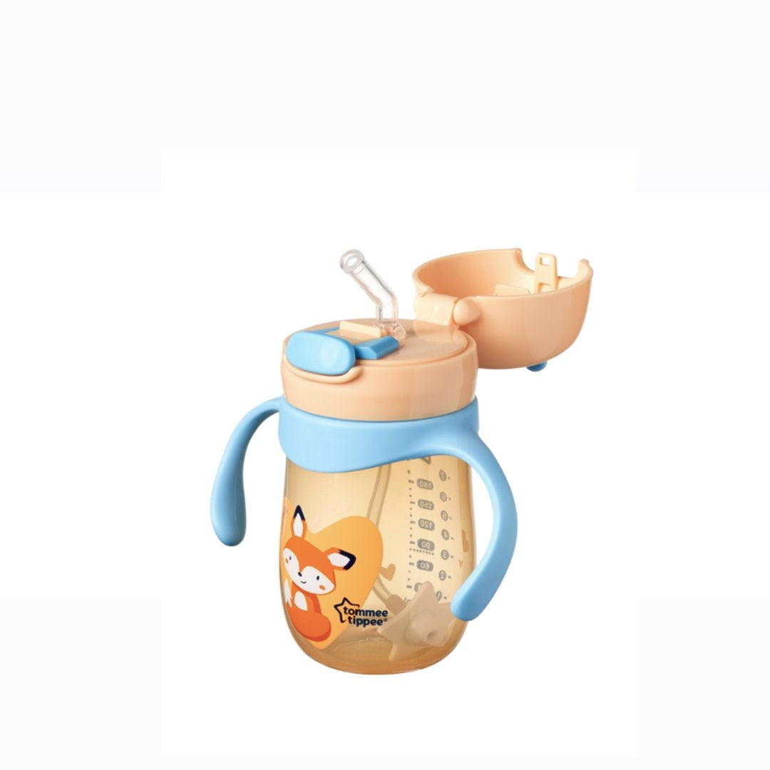 Tommee Tippee Weighted Straw Handle Cup (240ml) - Fox