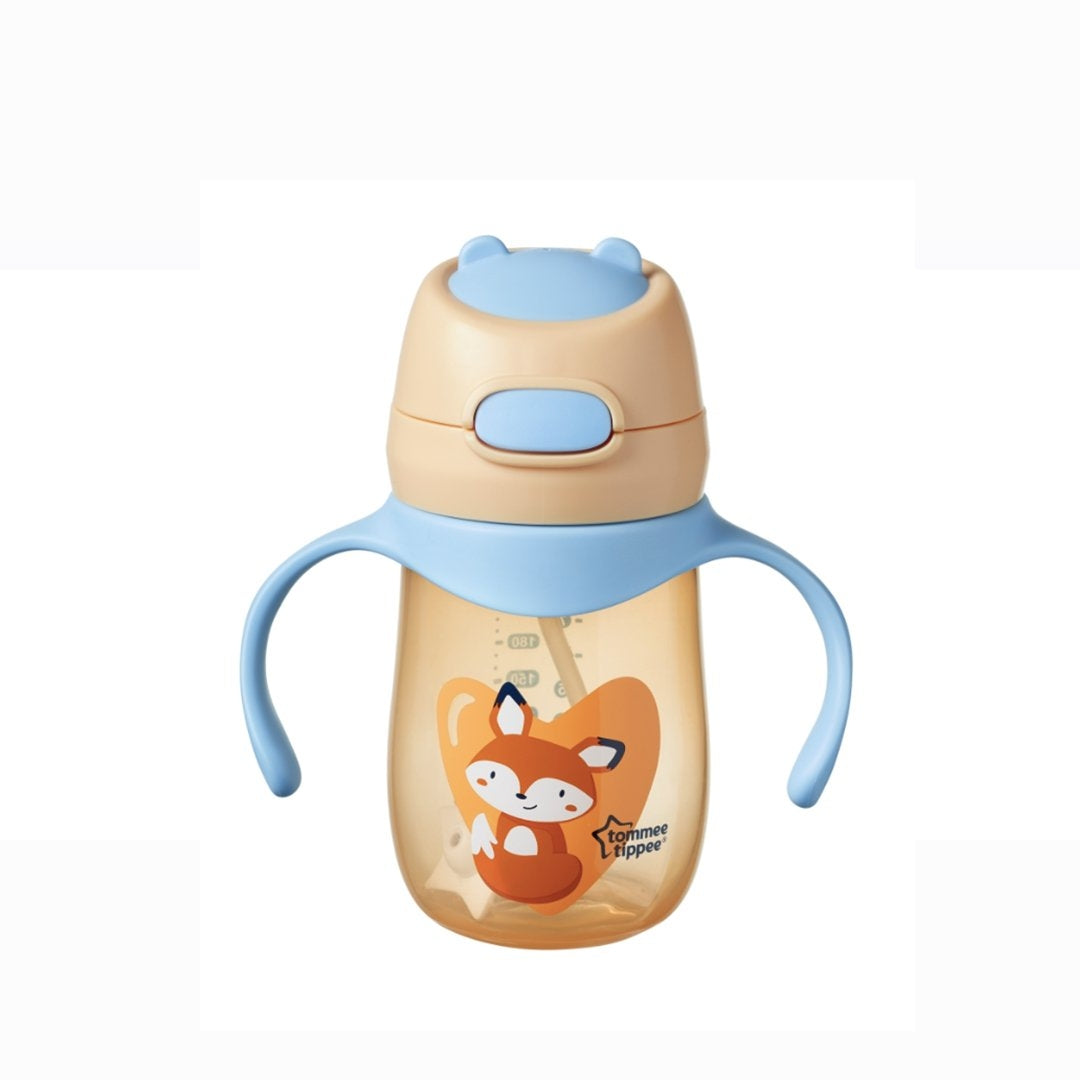 Tommee Tippee Weighted Straw Handle Cup (240ml) - Fox