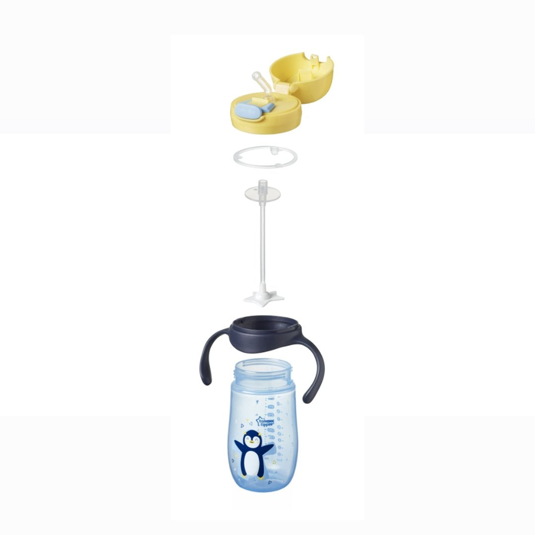 Tommee Tippee Weighted Straw Handle Cup (300ml) - Penguin