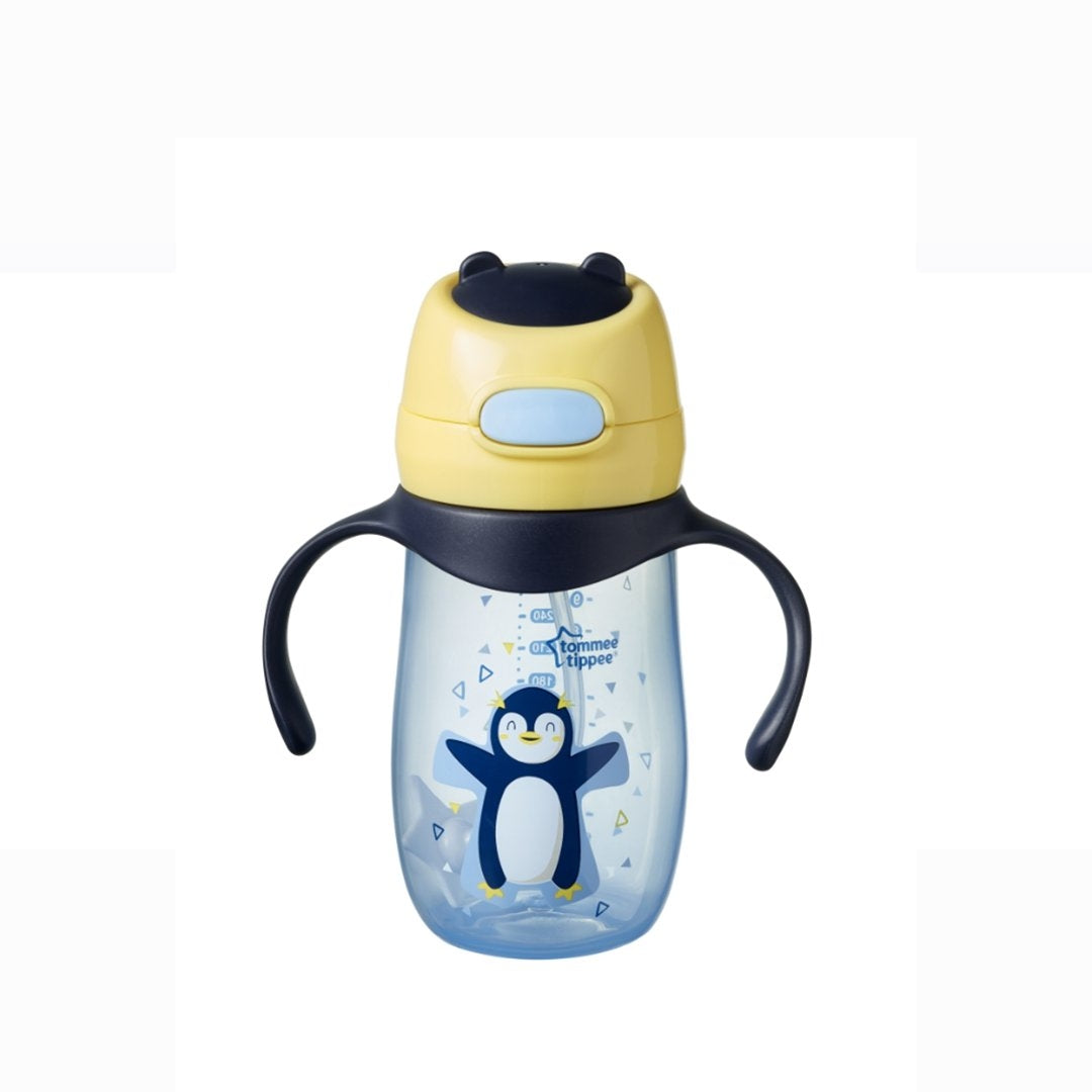 Tommee Tippee Weighted Straw Handle Cup (300ml) - Penguin
