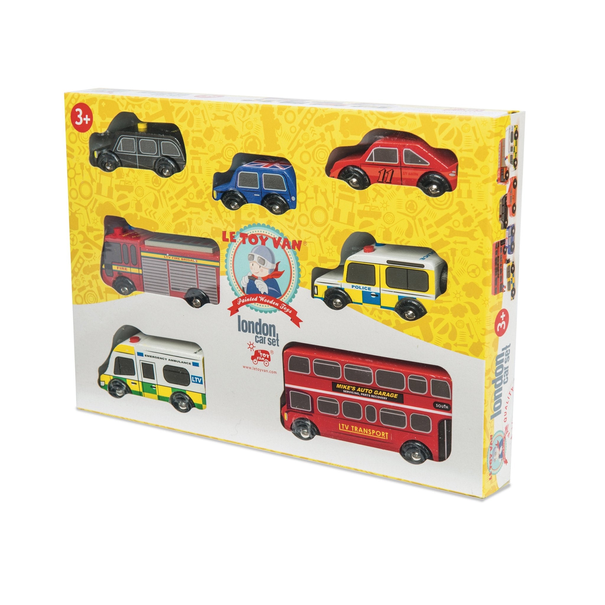 Le Toy Van Wooden London Car Set