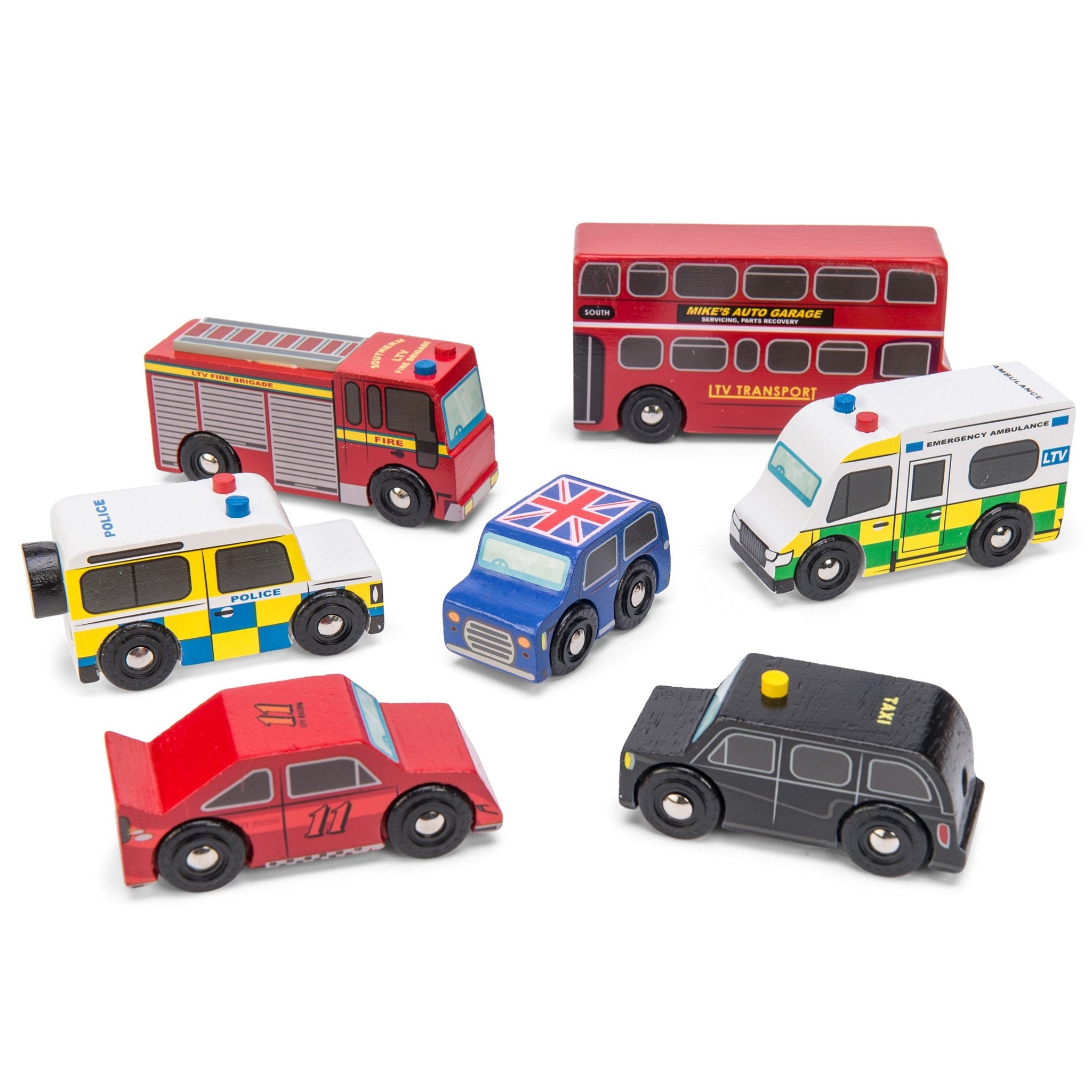 Le Toy Van Wooden London Car Set