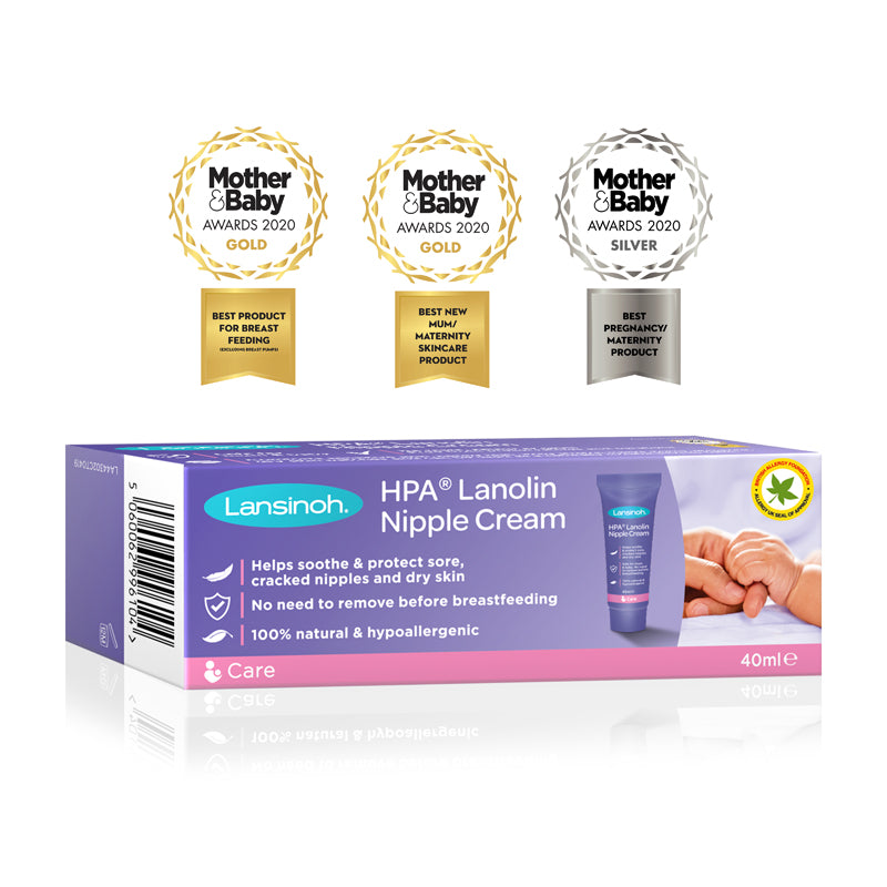 Lansinoh HPA Lanolin Nipple Cream, 40ml - Made in New Zealand