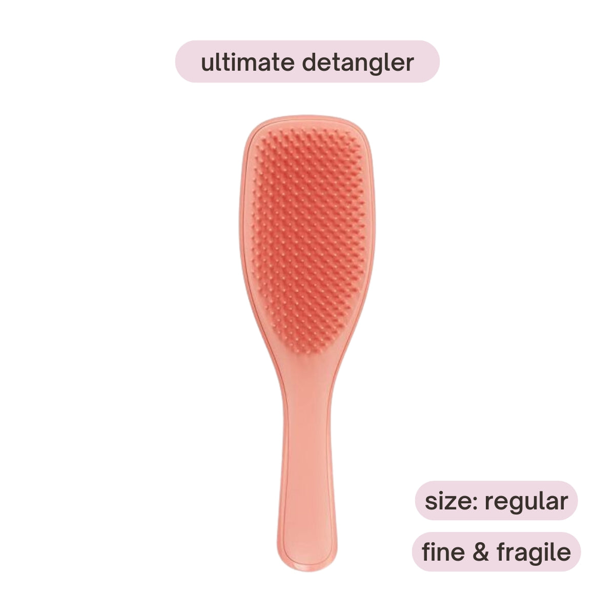 Tangle Teezer The Ultimate Detangler Regular Hairbrush, Fine & Fragile (6 Colors)