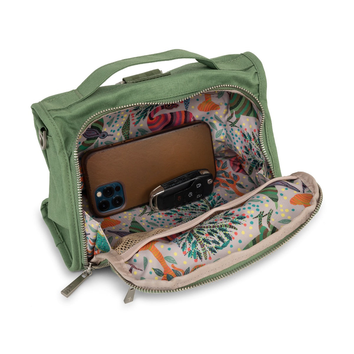 Jujube x Roots Studio The Bestie Bag - Embroidered Jade