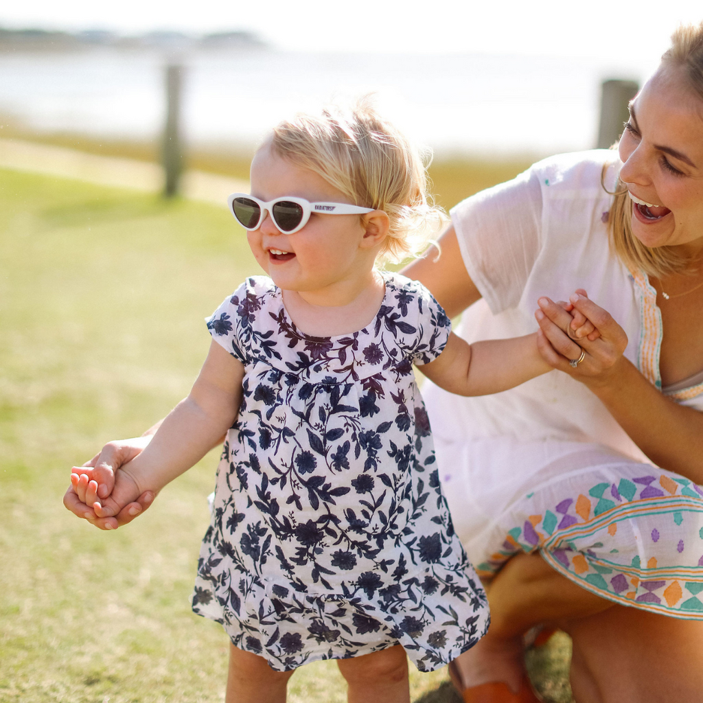 Babiators Original Cat-Eye Sunglasses - Wicked White (2 Sizes)