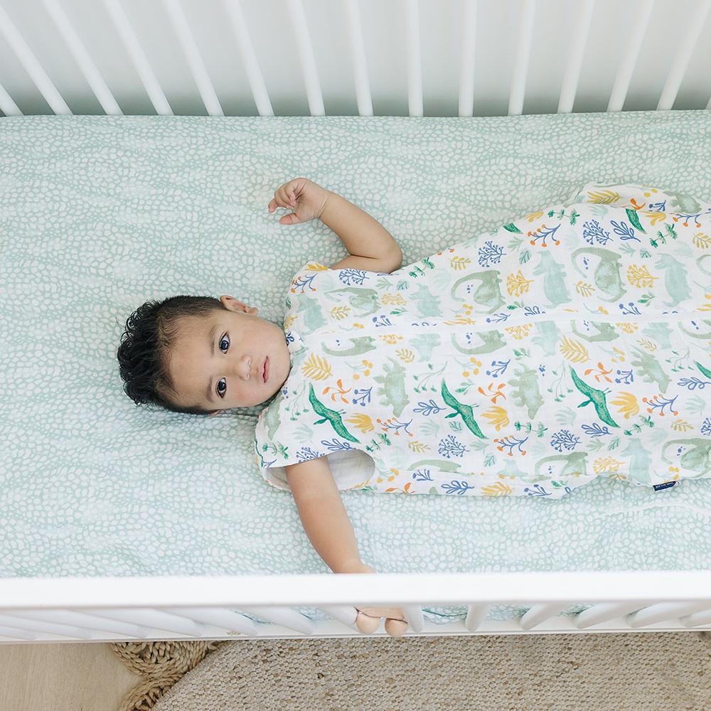 Bebe Au Lait Classic Muslin Fitted Crib Sheet (70x130cm) (18 Designs) - Pupsik Singapore