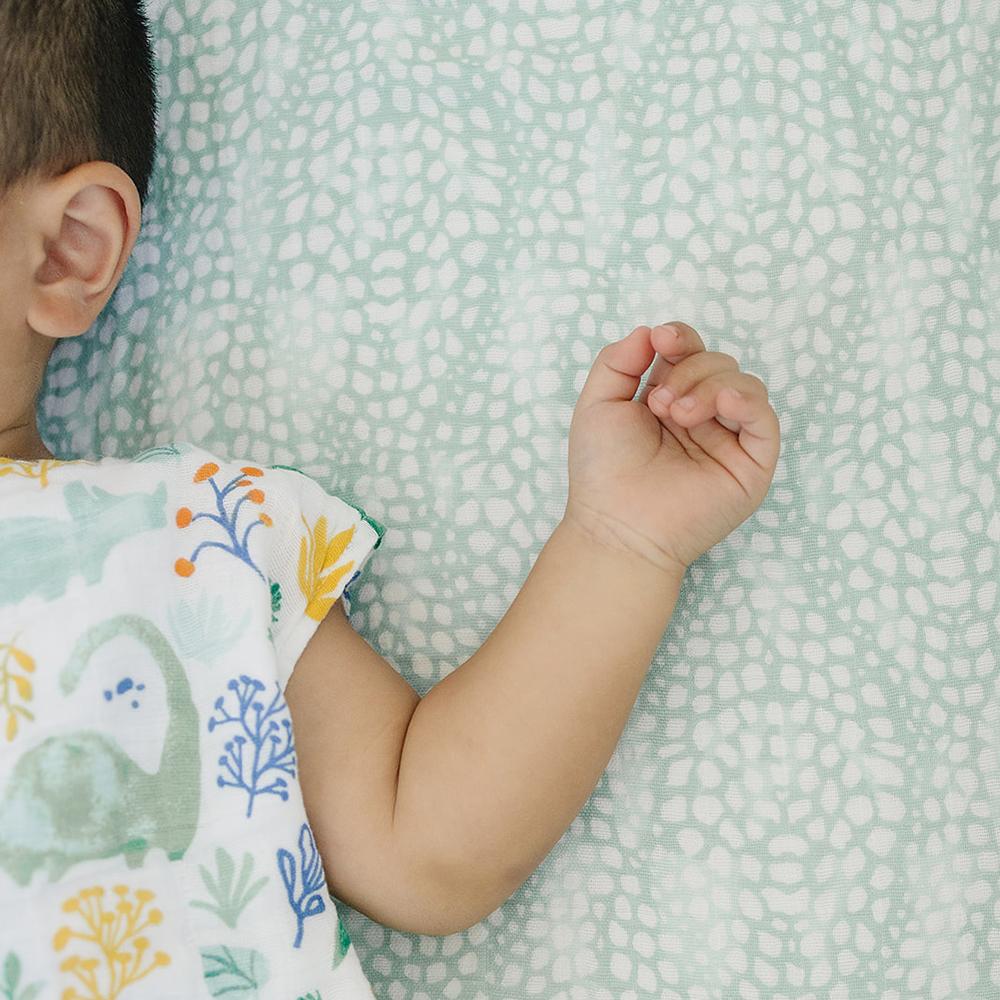 Bebe Au Lait Classic Muslin Fitted Crib Sheet (70x130cm) (18 Designs) - Pupsik Singapore