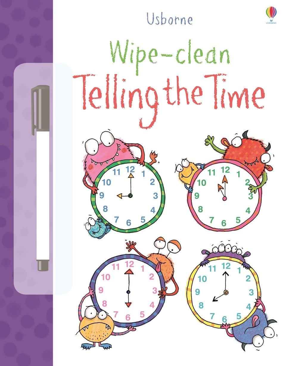 Usborne Wipe-Clean Book Series (16 Titles)