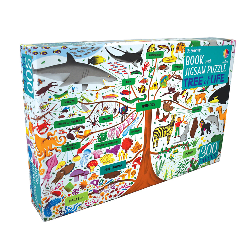 Usborne Book & Jigsaw (300pc) Set - Tree of Life - Pupsik Singapore