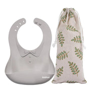 Haakaa Silicone Tuxedo Baby Bib (2 Colors)