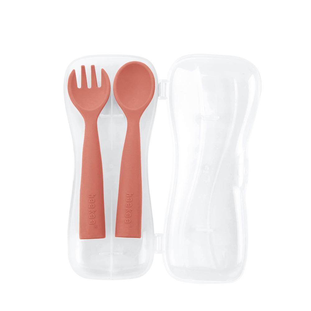Haakaa Bendy Silicone Cutlery Set (2 Colours)