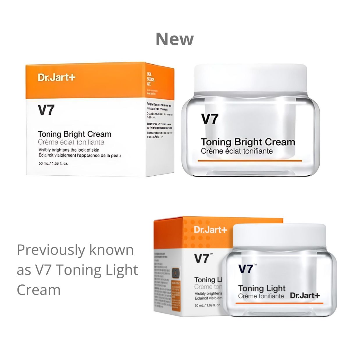 Dr. Jart+ V7 Toning Bright Cream, 50ml (Exp 04/26)