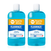 Pearlie White Fluorinze Antibacterial Fluoride Mouth Rinse (2 x 750ml) - Exp 08/27