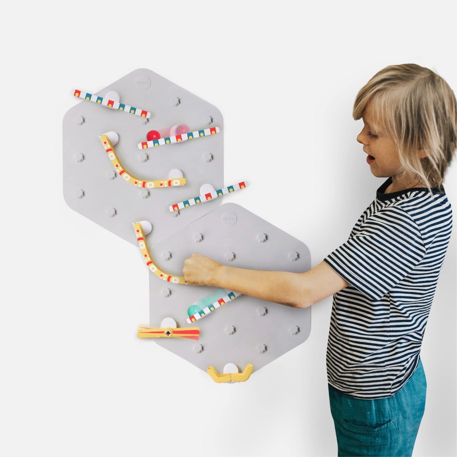 Oribel VertiPlay STEM Marble Run Wall Toy Part - Straight Tracks