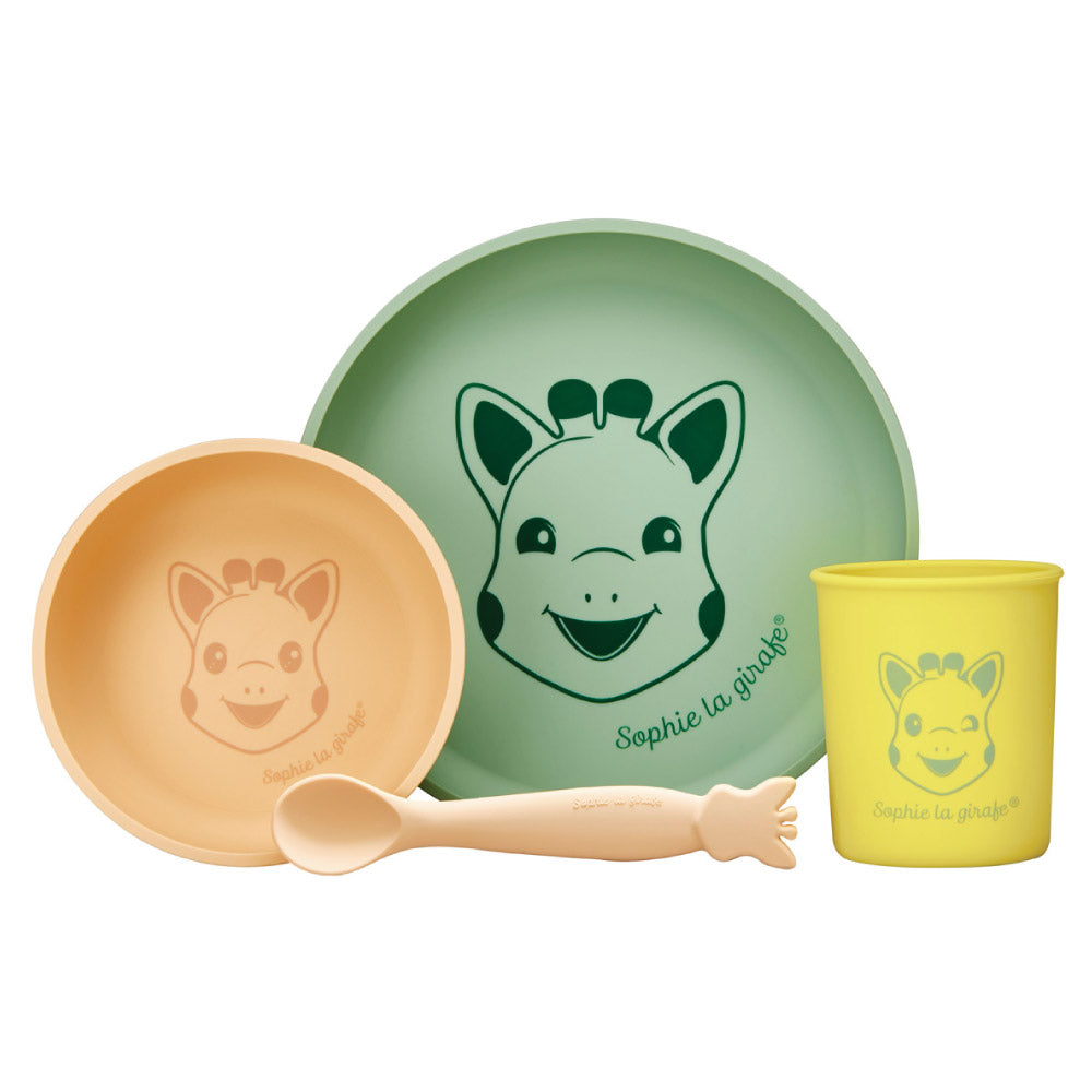Sophie the Giraffe Silicone Baby Meal Set
