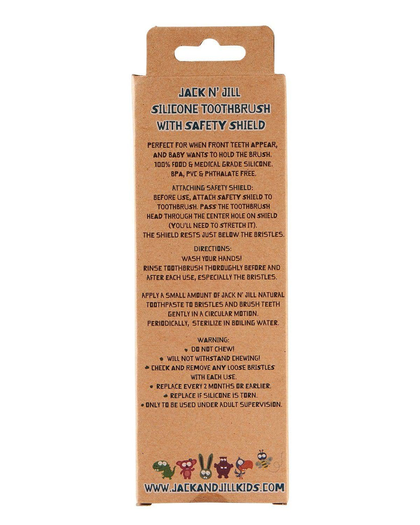 Jack N' Jill Silicone Baby Toothbrush (12-24m)