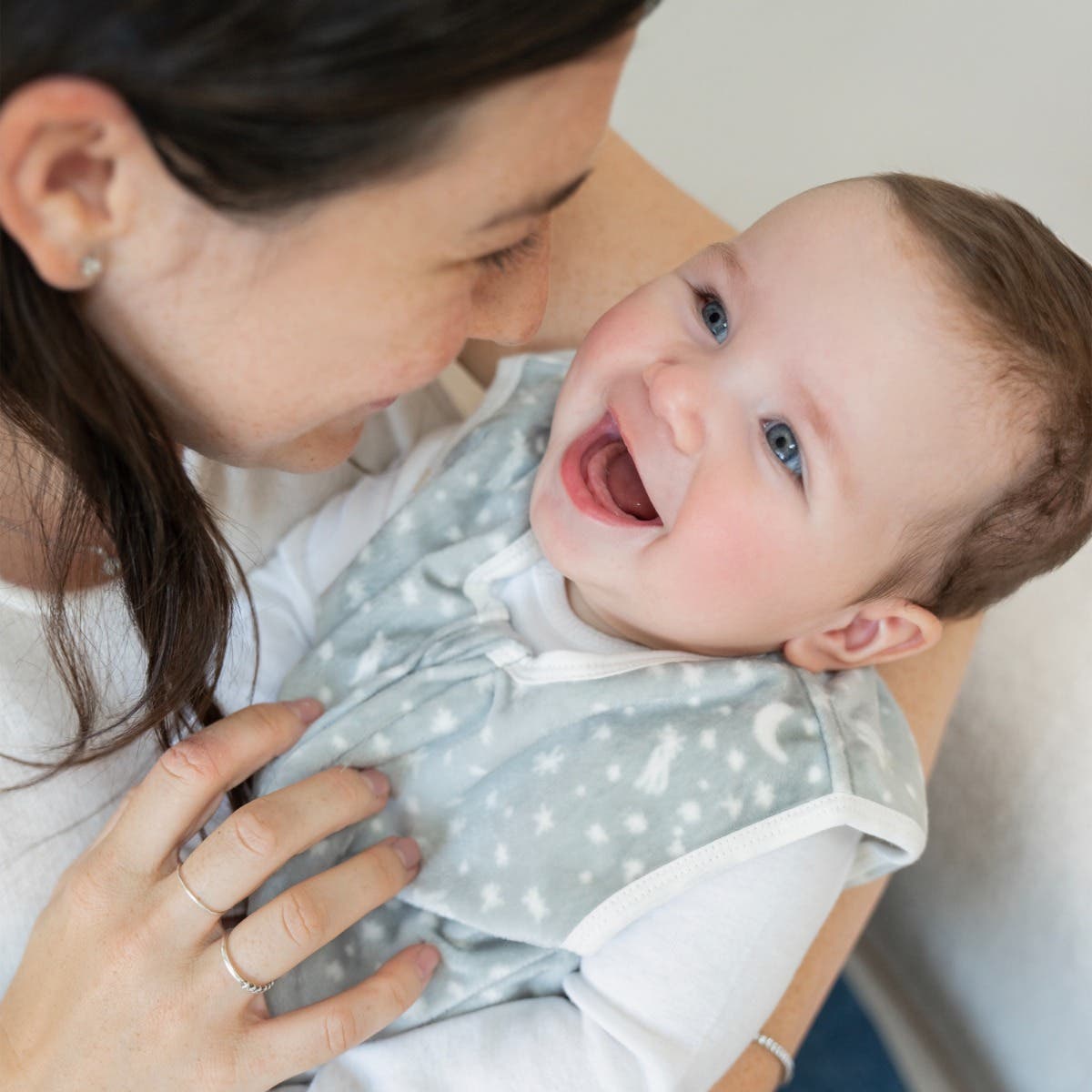 Aden Anais Essential Velboa Easy Sleeping Bag - Winter Sky