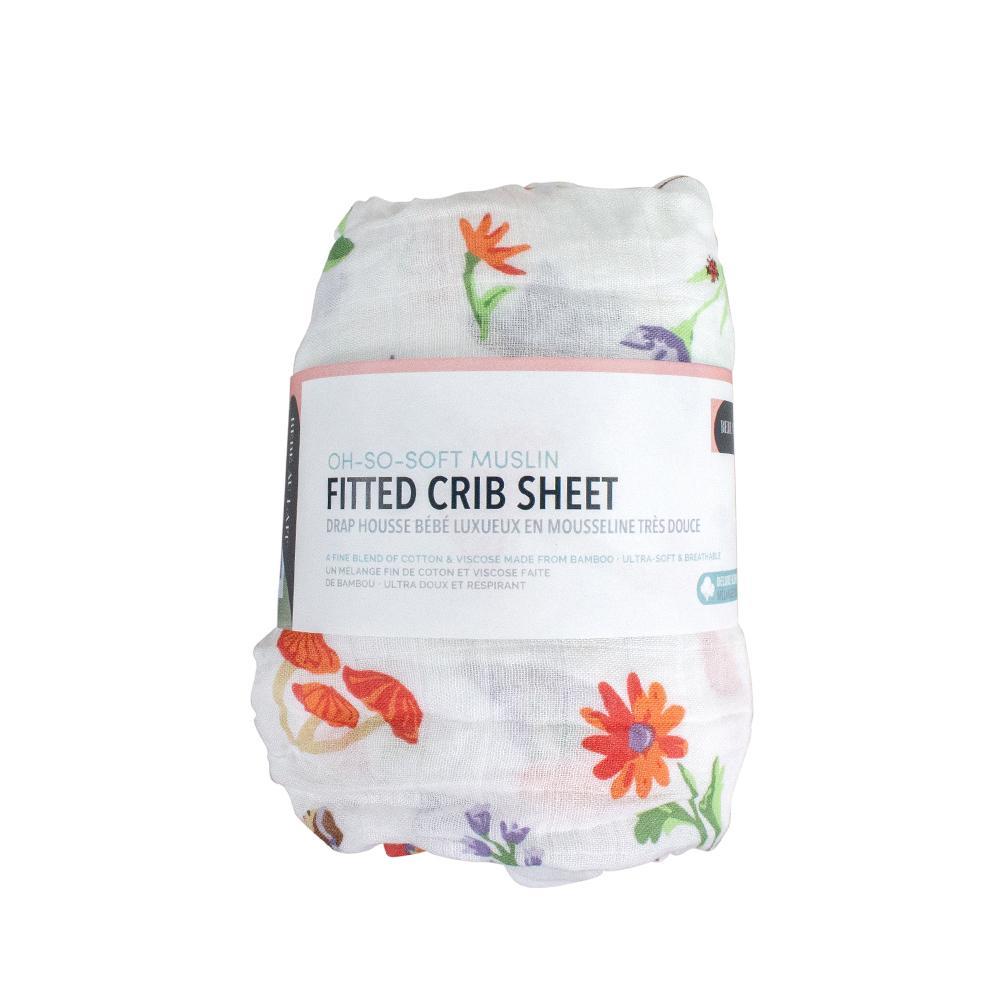 Bebe Au Lait Luxury Muslin Fitted Crib Sheet (70x130cm) (7 Designs)