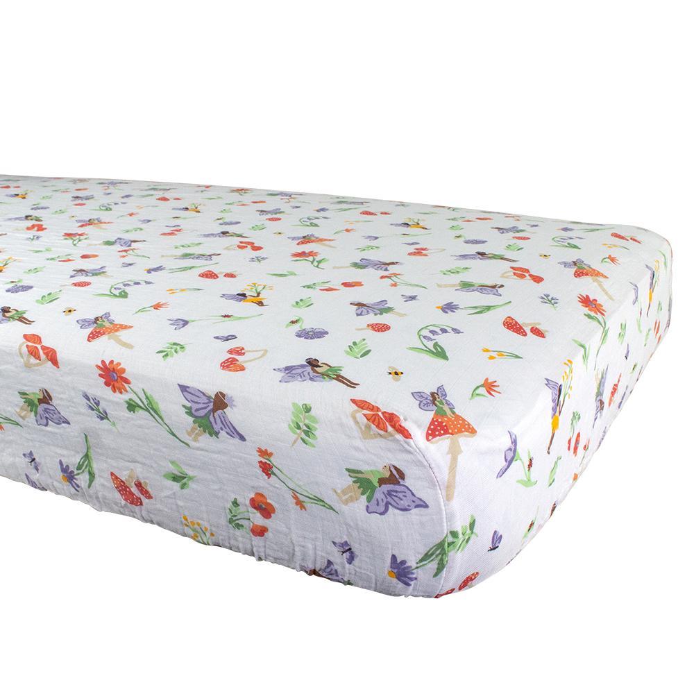 Bebe Au Lait Luxury Muslin Fitted Crib Sheet (70x130cm) (7 Designs)