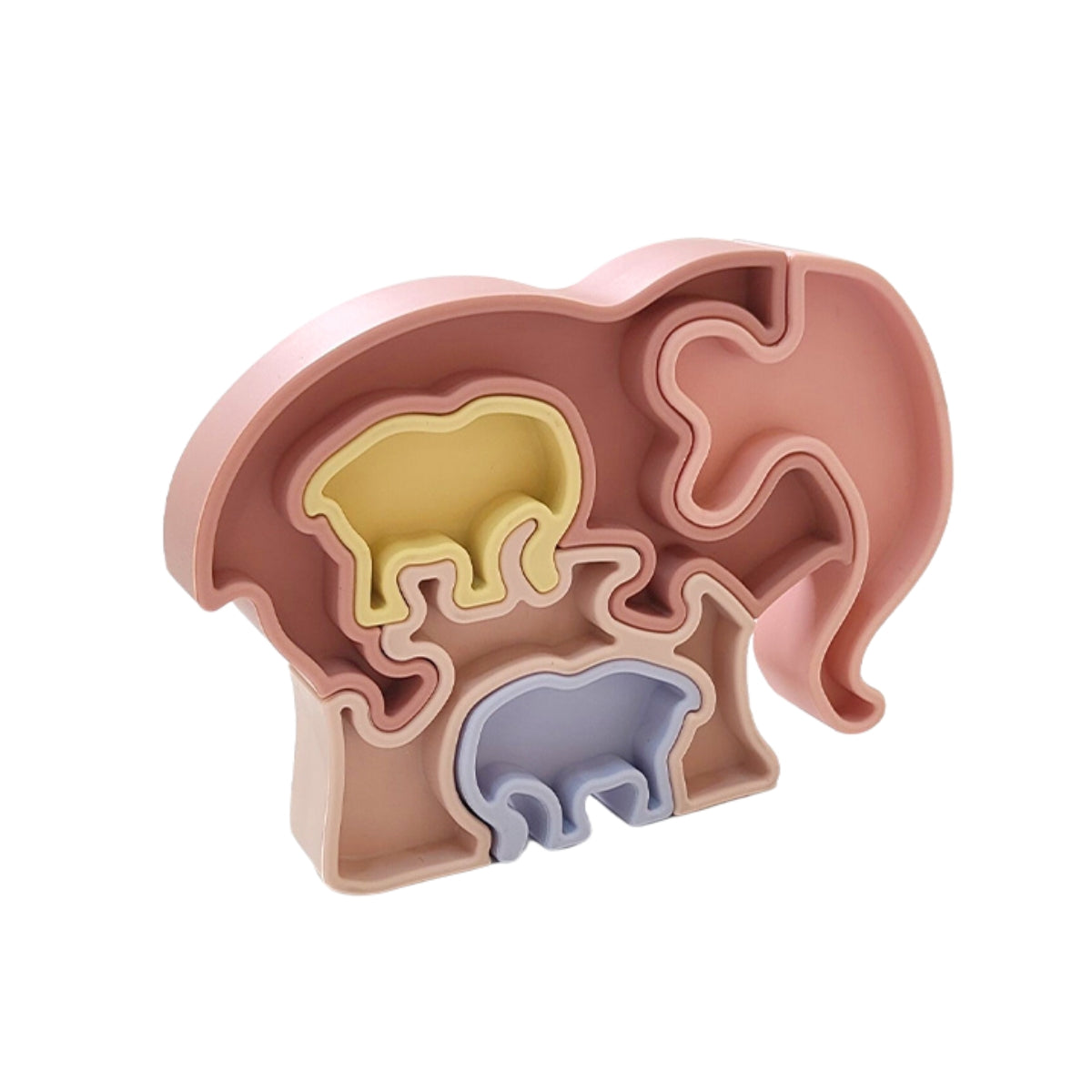 Biomom Ellie Stacker Nested Silicone Puzzle Toy