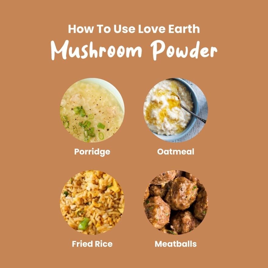 Love Earth Organic Mushroom Baby Powder, 40g (Exp 04/27)