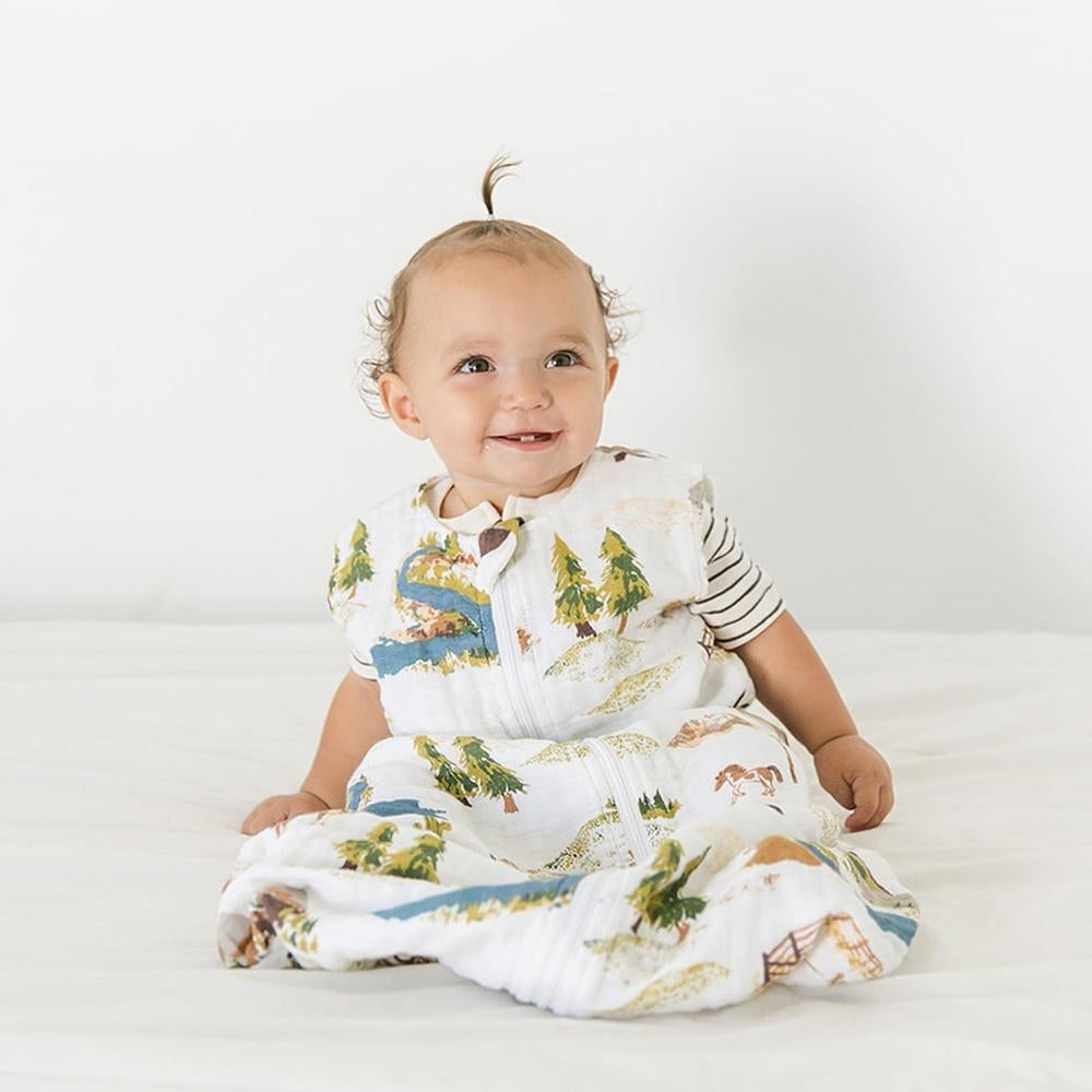 Bebe Au Lait Muslin Bedtime Sleeper - Wyoming (2 Sizes)