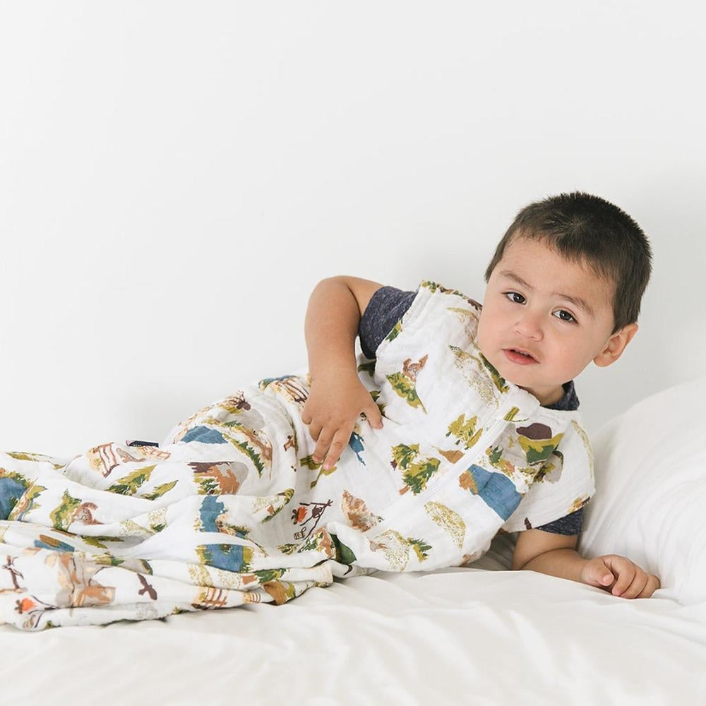 Bebe Au Lait Muslin Bedtime Sleeper - Wyoming (2 Sizes)