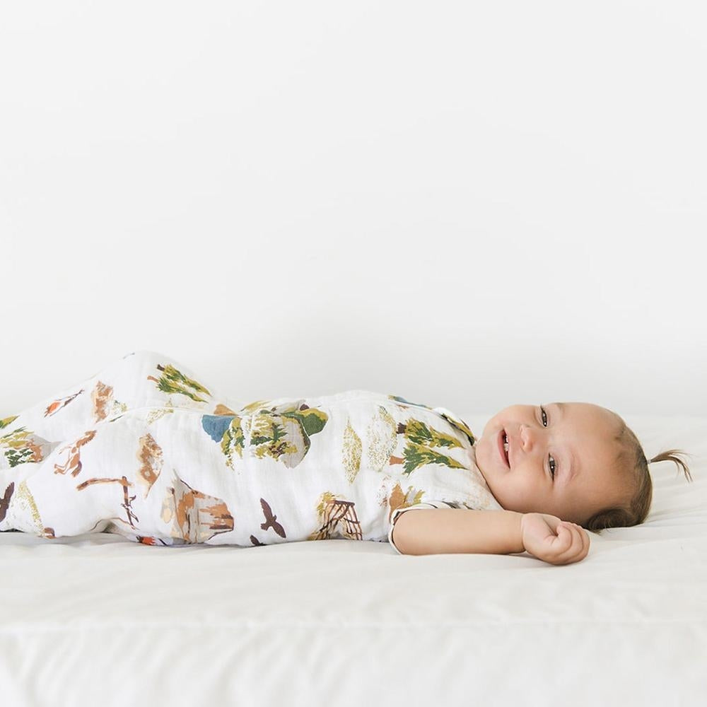 Bebe Au Lait Muslin Bedtime Sleeper - Wyoming (2 Sizes)
