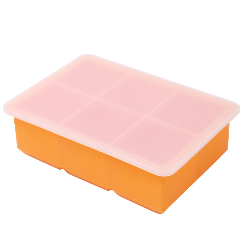 Biomom EasyServe Silicone Food Portion Freezer Tray with Resting Lid, 6 x 100ml (5 Colors) - Pupsik Singapore