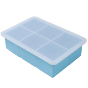 Biomom EasyServe Silicone Food Portion Freezer Tray with Resting Lid, 6 x 100ml (5 Colors)