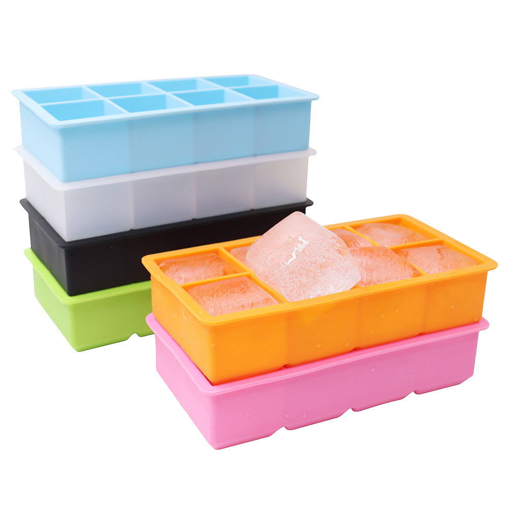 Biomom EasyServe Silicone Food Portion Freezer Tray with Resting Lid, 8 x 110ml (6 Colors)