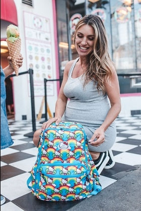 Jujube Zealous Hello Kitty Backpack - Hello Rainbow