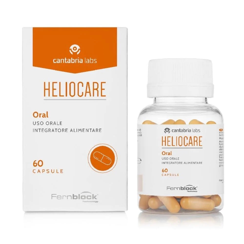 Heliocare Oral Capsules Sunscreen, EU (60 caps) - exp 05/27
